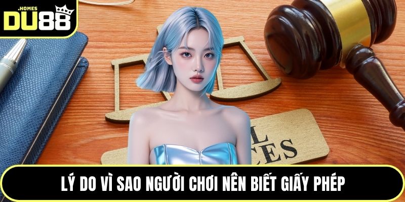 Lý do vì sao người chơi nên biết giấy phép